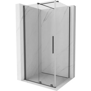 MEXEN/S - Velár sprchovací kút 110 x 110, transparent, grafit kartáčovaná 871-110-110-01-66 vyobraziť