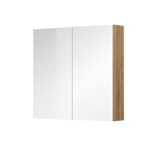 MEREO - Aira, Mailo, Opto, Vigo, Ponte kúpeľňová galerka 80 cm, zrkadlová skrinka, dub Riviera CN717GR vyobraziť