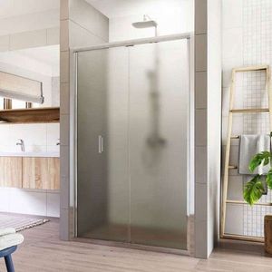 MEREO - Sprchové dvere LIMA, zalamovacie, 80x190 cm, chróm ALU, sklo Point 6 mm CK80112K vyobraziť