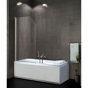 H K - Vaňová zástena PURE V1 65x140 - jednodielna, číre sklo PUREV165 vyobraziť