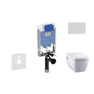 IDEAL STANDARD - ProSys Set predstenovej inštalácie, sprchovacej toalety a sedadla TECEone, tlačidla Oleas M1, Rimless, SoftClose, chróm mat ProSys80M SP131 vyobraziť