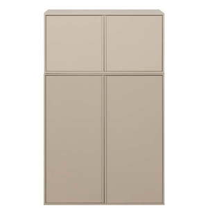 Krémová modulárna skriňa z borovicového dreva 100x150 cm Daily – vtwonen vyobraziť