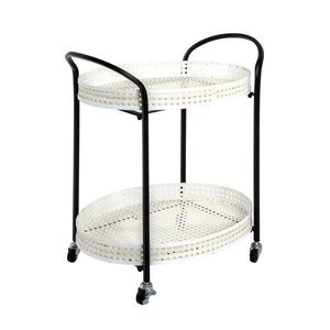 Carryhome SERVÍROVACÍ VOZÍK, čierna, béžová, 60/70/40 cm vyobraziť