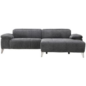 Livetastic ROHOVÁ SEDACIA SÚPRAVA, textil, tmavosivá vyobraziť
