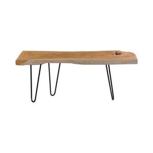 XXXL KONFERENČNÝ STOLÍK, farba tíku, drevo, kov, 100/25-40/40 cm vyobraziť