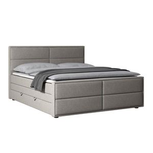 MID.YOU BOXSPRINGOVÁ POSTEĽ, 180/200 cm, kov, plast, textil, kartón, kompozitné drevo, strieborná vyobraziť