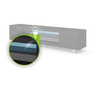 ARTBm LED osvetlenie k TV stolíku KATE RTV 189 Prevedenie: LED 90 cm silicon jednofarebné modré vyobraziť