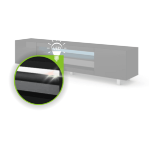 ARTBm LED osvetlenie k TV stolíku KATE RTV 189 Prevedenie: LED 90 cm RGB/K silicon - viacfarebné vyobraziť