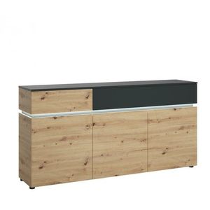 ArtExt Komoda GRETA K02 Farba: dub artisan / sivý kosmos vyobraziť