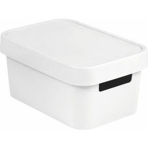 CURVER Úložný box INFINITY 4, 5l s vekom | biela vyobraziť