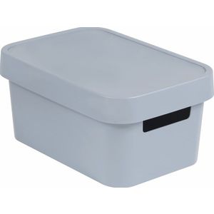 CURVER Úložný box INFINITY 4, 5l s vekom | sivá vyobraziť