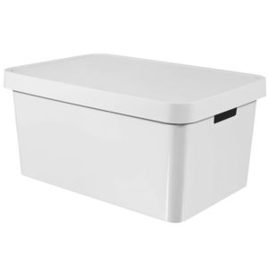 CURVER Úložný box INFINITY 45l s vekom | biela vyobraziť