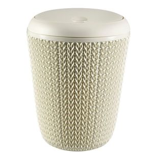 CURVER Kúpeľňový kôš KNIT 7l | krémová vyobraziť