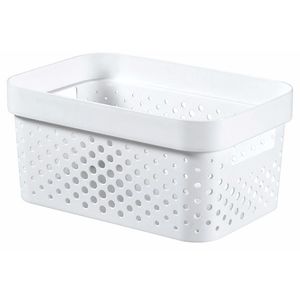CURVER Úložný box INFINITY DOTS 4, 5l recyklovaný plast | biela vyobraziť
