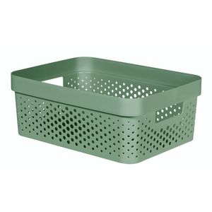 CURVER Úložný box INFINITY DOTS 11l recyklovaný plast | zelená vyobraziť