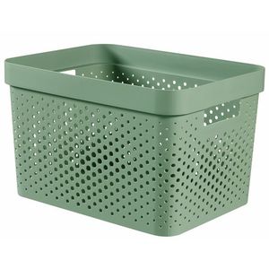 CURVER Úložný box INFINITY DOTS 17l recyklovaný plast | zelená vyobraziť