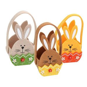 Arpex Plstený veľkonočný košík 22cm zajačik MIX farieb vyobraziť