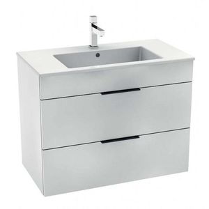 JIKA - Cube Skrinka s umývadlom, 79x42x61 cm, biela H4537621763001 vyobraziť