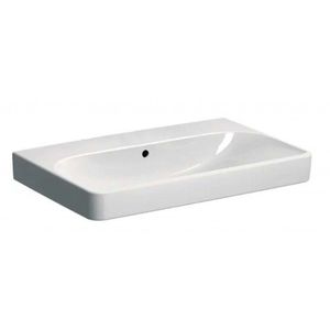 GEBERIT - Smyle Square Umývadlo, 75x48x17 cm, s prepadom, bez otvoru na batériu, biela 500.249.00.2 vyobraziť