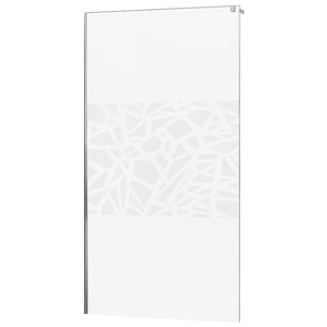 MEXEN - KIOTO walk-in 90x200 cm 8mm biela vzor samostatné sklo 800-090-000-00-85 vyobraziť