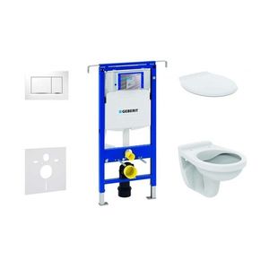 GEBERIT - Duofix Set predstenovej inštalácie, klozet Alpha s doskou, tlačidlo Sigma30, biela/chróm 111.355.00.5 NR5 vyobraziť