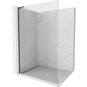 MEXEN/S - Kioto L Sprchová zástena WALK-IN 105 x 200, transparent, čierna 800-105-103-70-00 vyobraziť