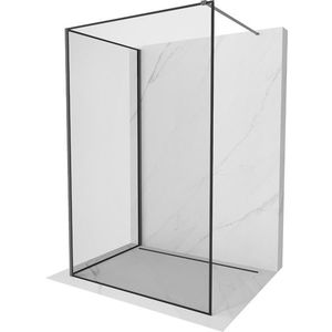 MEXEN/S - Kyoto Sprchová zástena WALK-IN 90 x 90 cm, čierny vzor, grafit metal 800-090-212-95-70-090 vyobraziť