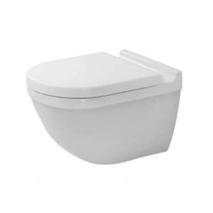 DURAVIT - Starck 3 Závesné WC s doskou SoftClose, Rimless, s WonderGliss, biela 45270900A11 vyobraziť