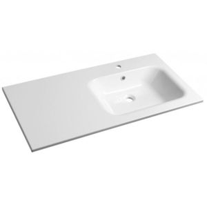 SAPHO - ARECA umývadlo 110x50cm, liaty mramor, pravé, biela AC101R vyobraziť