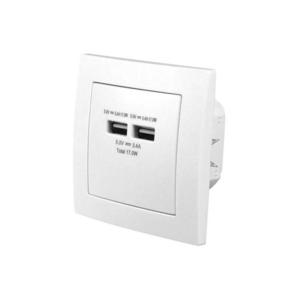 Zásuvka USB LTC LX62U White vyobraziť
