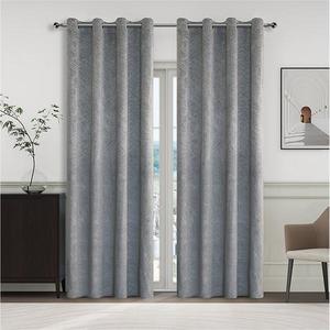Záclonový materiál YC11937/280G/22 sivá 280 cm Tovar na mieru vyobraziť