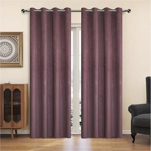 Záves na krúžkoch YC11933/200G/138/140x250 cm vresový vyobraziť