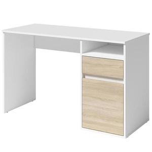 Písací stôl Billa 1d1sz 60 Nfsc B Biela/Sonoma vyobraziť