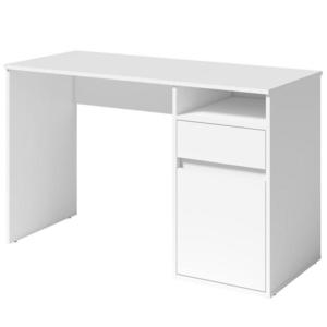 Písací stôl Billa 1d1sz 60 Nfsc B Biela vyobraziť