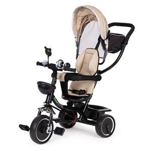 Dětská tříkolka - kočárek Ecotoys BeBe béžová vyobraziť