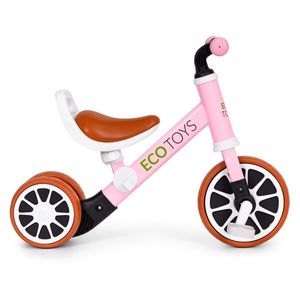 Dětské odrážedlo 2v1 SLOW ECOTOYS růžové vyobraziť