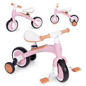 Dětské odrážedlo 3v1 COMBO ECOTOYS růžové vyobraziť