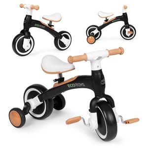 Dětské odrážedlo DRIVE ECOTOYS 3v1 černé/bílé vyobraziť