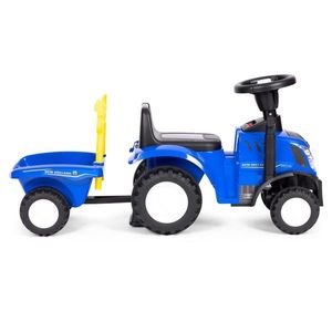 Dětské odrážedlo TRACTOR s vozíkem modré vyobraziť
