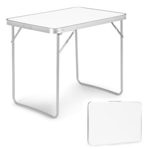 Skládací turistický stůl Veloca 80x60 cm bílý vyobraziť