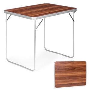 Skládací turistický stůl Veloca 80x60 cm hnědý vyobraziť