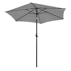 Zahradní slunečník PLUGO 210 cm šedý vyobraziť