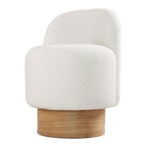 Stolička Monre Teddy White vyobraziť