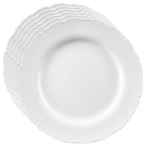 Orion Sada porcelánových plytkých tanierov Mona sokrajom 6 ks, 24, 5 cm vyobraziť
