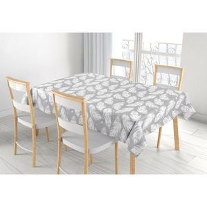Bellatex Obrus Adéla Feather sivý , 120 x 140 cm vyobraziť