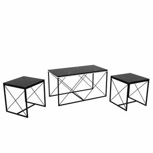 Konferenčný stolík Defne Black Marble vyobraziť