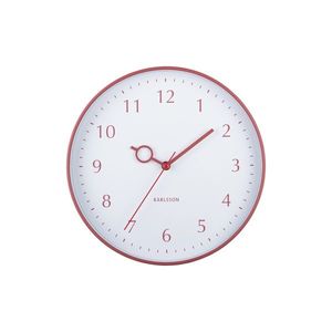 Karlsson 5992RD dizajnové nástenné hodiny červená, pr. 30 cm vyobraziť