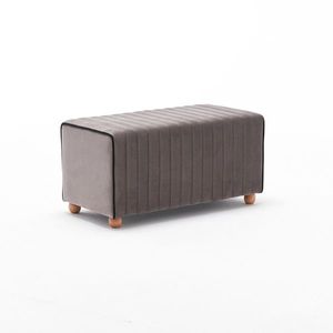 Stolička Mabel Pouf Mink vyobraziť