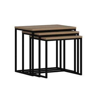 Skladací stôl Evia Walnut, 3 ks vyobraziť