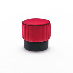 Stolička Rose Pouf Red vyobraziť